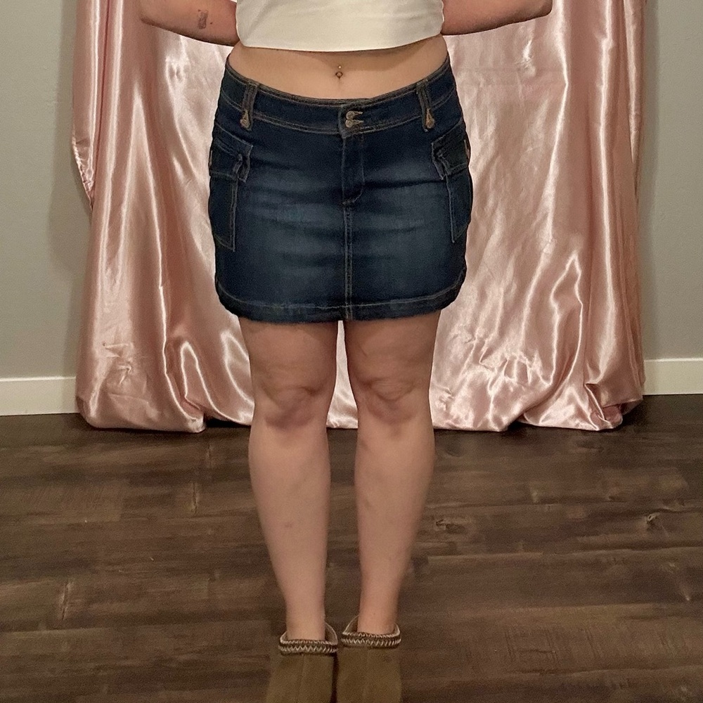 Old Navy Denim Cargo Skirt